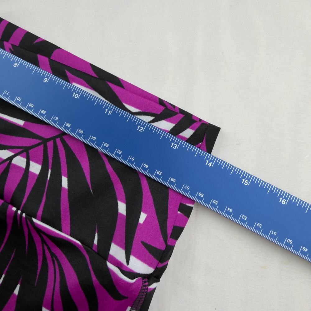 K-DEER 5” Pocket shorts Regatta Palm Fuchsia Black Sz LRG $58 Workout Yoga - Picture 5 of 6
